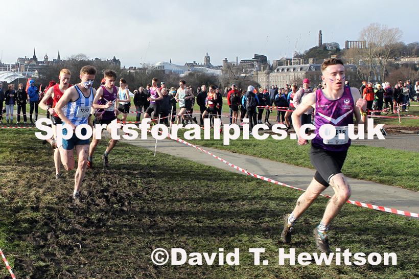 Mens short race  2020 BUCS Cross Country Champs., Edinburgh.  Photo: David T. Hewitson/Sports for All Pics
